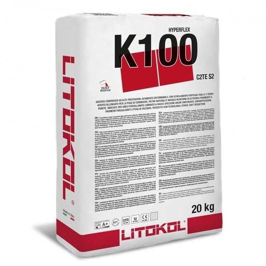 Litokol Hyperflex K100 White kiinnityslaasti 20kg