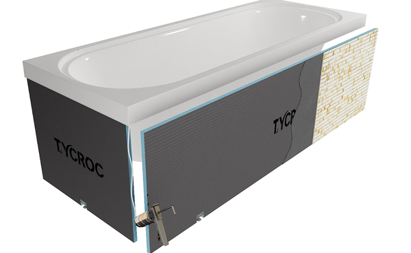 Kylpyammeen sivupaneeli TYCROC 2100x600x30mm